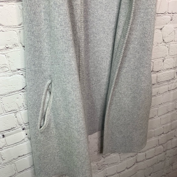 Anthropologie Moth Grey Dannah Swing Knot Cardigan - Picture 4 of 6